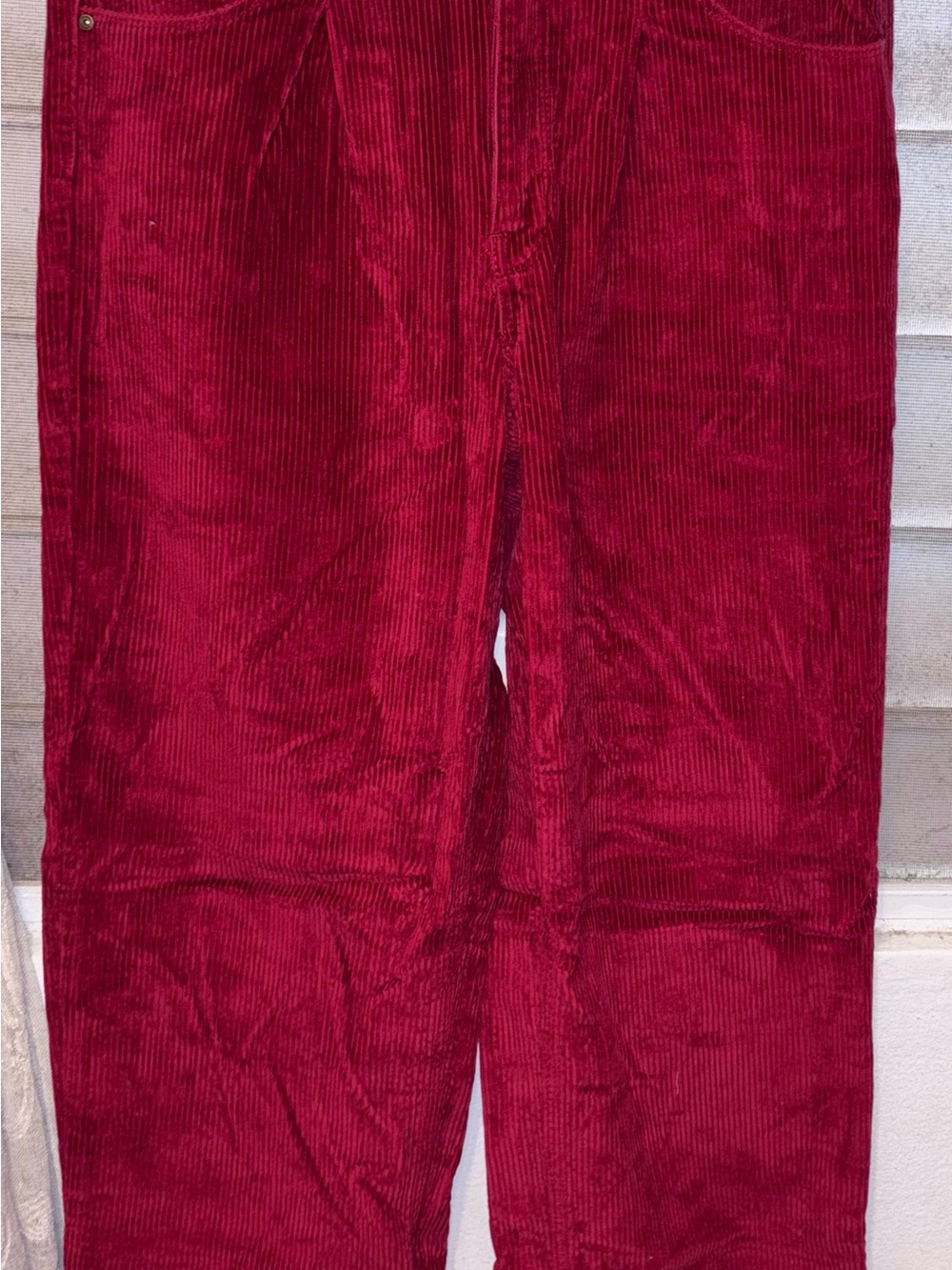 Girl’s Red Corduroy Pants